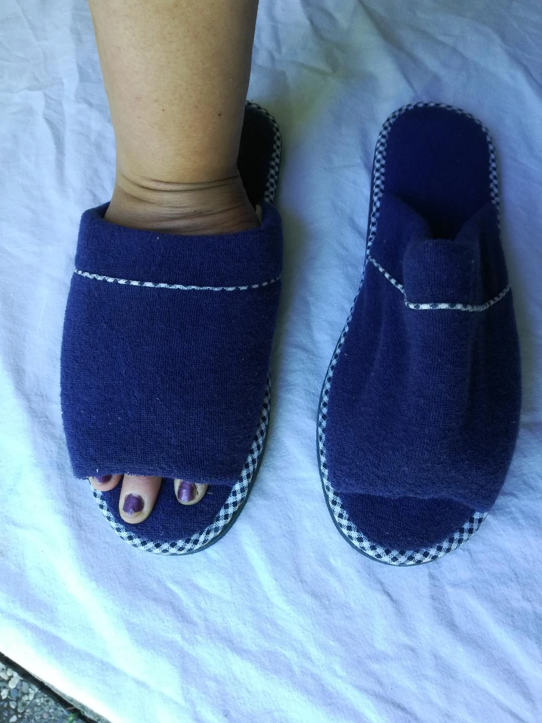 Pantufas-Mulas abertas na frente em esponja Marine tamanho 40- novas – photo 5